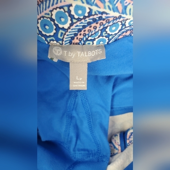 T by Talbots Women's Floral Vibrant Golf, Active Wear Stretch Skort Size LP - Picture 7 of 12